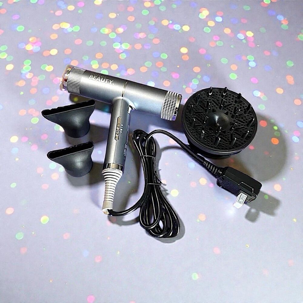 Cortex Beauty Air Blade Blue Ionic Pro Performance Drying Hair Dryer in Grey NIB